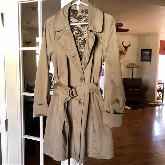 Jockey Jackets & Blazers - Taupe Trench style coat